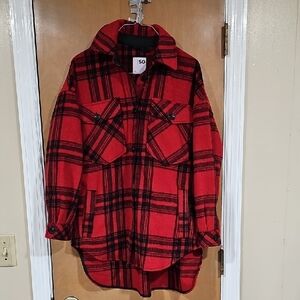 SO Red and Black Checkered Jacket